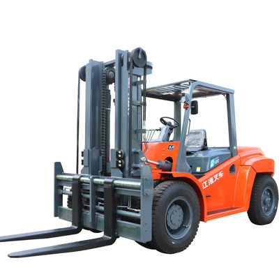 braçadeira diesel do rolo do LPG JAC Forklift Truck With Paper do mastro 10T Triplex
