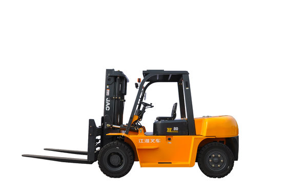 Caminhão de 8 Ton Diesel Low Mast Forklift com sistema de movimentação hidráulico