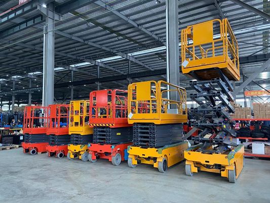 A plataforma de trabalho aéreo de levantamento elétrica Scissor o elevador para o armazém 11.9m