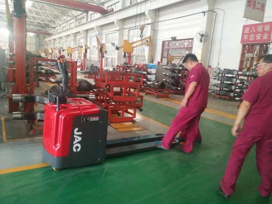 3 centro 600mm da carga do empilhador 3000kg de Ton Semi Electric Pallet Truck