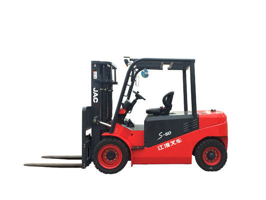 Altura elétrica do elevador de Ton Forklift Truck With 3000mm~5000mm 4 da roda nova 5