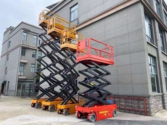 Veículo 10m 320kg do trabalho do elevador de JAC Modern Scissor Aerial Platform