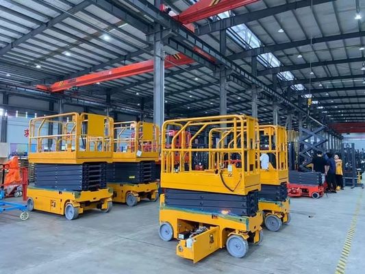 A plataforma de trabalho aéreo de levantamento elétrica Scissor o elevador para o armazém 11.9m