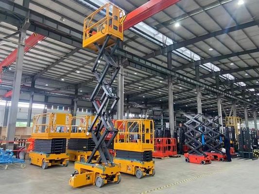 A plataforma de trabalho aéreo de levantamento elétrica Scissor o elevador para o armazém 11.9m
