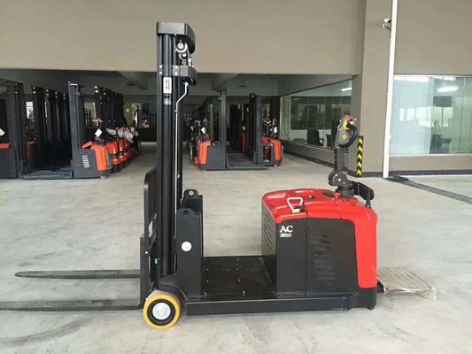 A empilhadeira contrabalançada elétrica Walkie escarrancha os empilhadores 1500kg